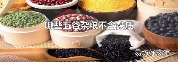 哪些五谷杂粮不含麸质