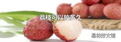 荔枝可以放多久