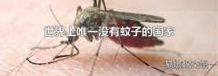 世界上唯一没有蚊子的国家