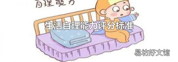 生活自理能力评分标准