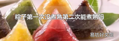 粽子第一次没煮熟第二次能煮熟吗