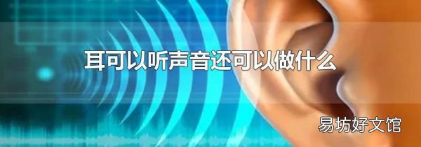 耳可以听声音还可以做什么