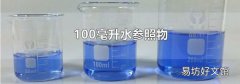 100毫升水参照物