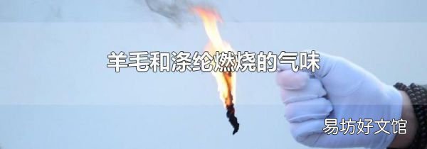 羊毛和涤纶燃烧的气味