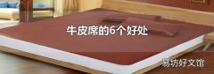 牛皮席的6个好处