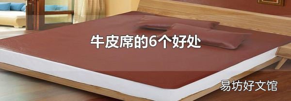 牛皮席的6个好处