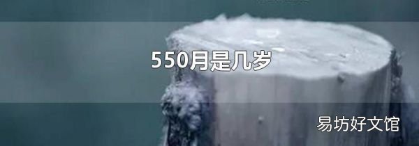 550月是几岁