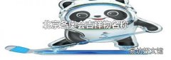 北京冬奥会吉祥物名称