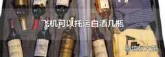 飞机可以托运白酒几瓶