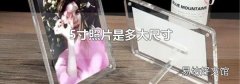 5寸照片是多大尺寸