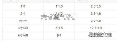 六寸照片尺寸