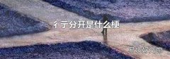 彳亍分开是什么梗