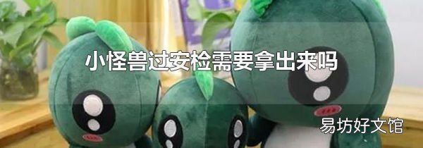 小怪兽过安检需要拿出来吗