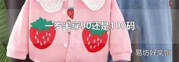 一岁半穿90还是100码