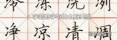 冫字旁的字与什么有关系