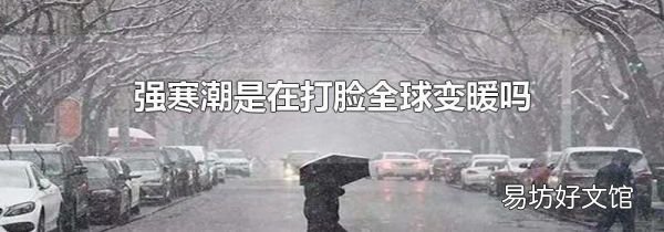 强寒潮是在打脸全球变暖吗