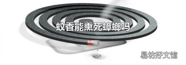 蚊香能熏死蟑螂吗