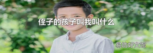 侄子的孩子叫我叫什么