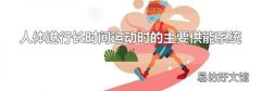 人体进行长时间运动时的主要供能系统