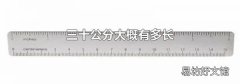三十公分大概有多长