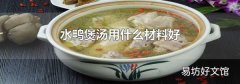 水鸭煲汤用什么材料好