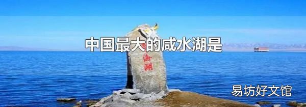 中国最大的咸水湖是