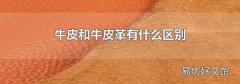 牛皮和牛皮革有什么区别