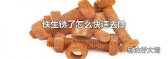 铁生锈了怎么快速去除