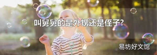 叫舅舅的是外甥还是侄子?