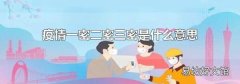 疫情一密二密三密是什么意思