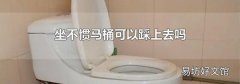坐不惯马桶可以踩上去吗
