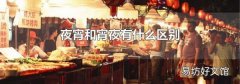 夜宵和宵夜有什么区别