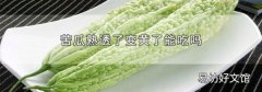 苦瓜熟透了变黄了能吃吗