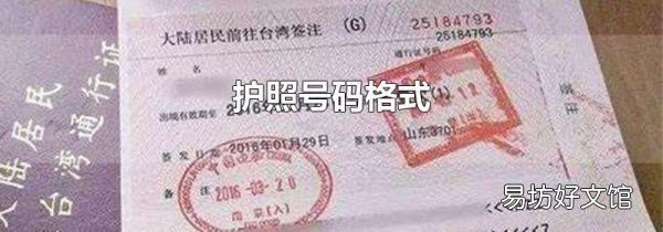 护照号码格式