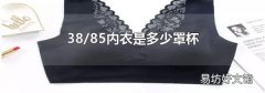 38/85内衣是多少罩杯
