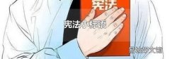 宪法小标语