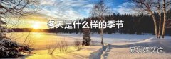 冬天是什么样的季节