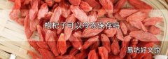 枸杞子可以冷冻保存吗
