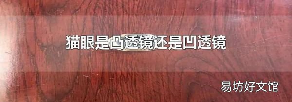 貓眼是凸透鏡還是凹透鏡