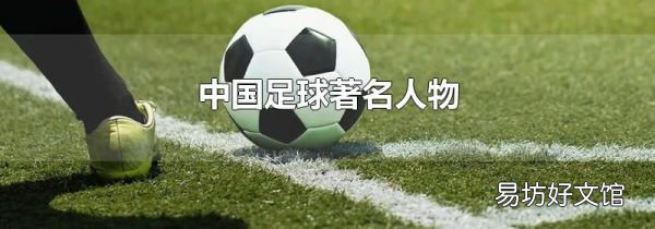中国足球著名人物