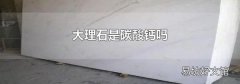 大理石是碳酸钙吗
