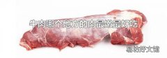 牛肉哪个地方的肉最嫩最好吃