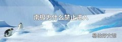 南极为什么禁止进入