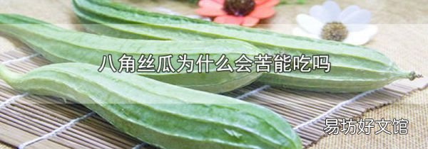八角丝瓜为什么会苦能吃吗