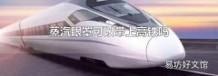 蒸汽眼罩可以带上高铁吗