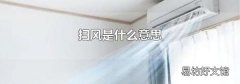 扫风是什么意思