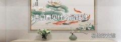 进门看见什么最旺财