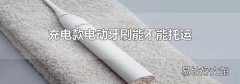 充电款电动牙刷能不能托运