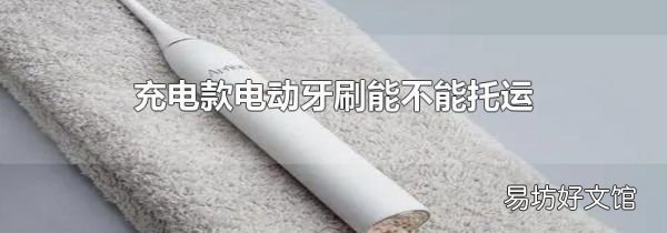 充電款電動(dòng)牙刷能不能托運(yùn)