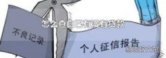 怎么查自己有没有贷款